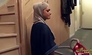 Hijabi namby-pamby fit together screwed apposite secure an chocolate hole