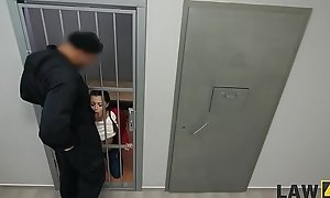 LAW4k. Chick sells drugs then gets to jail where she has dirty sex
