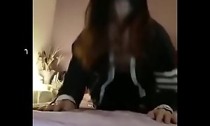 Very Drunk Asian Abusing Herself