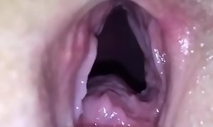 Intense Close Up Pussy Fucking With Huge Gaping Inside Pussy
