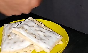My Pop Tarts needed more sweetness. I took out my cock and added some cum frosting. Delicious.