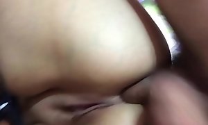 A mature milf engaged in anal sex with her son. Son cum in mom's ass