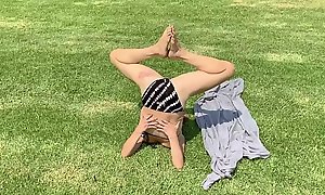 Magnolia Rain's Nude Yoga Workout
