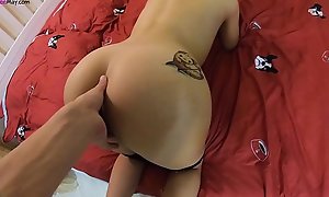 Babe Deep Sucking and Sensual Fucking after College