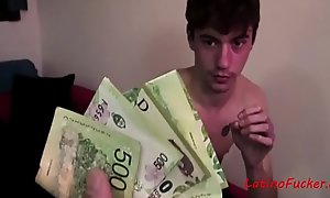 Latino Agreed To Gay Fuck For Money But, It HURTS
