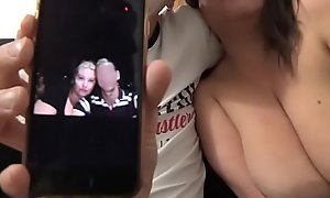 Agata wants her husband to watch how she gets her ass busted by a MONSTERCOCK!!