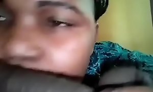 Auntie wa harrier giving crazy blowjob