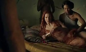 Spartacus - along to best sexual connection scenes (anal, orgy, lesbian)