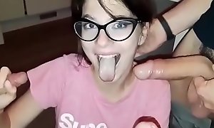 Homemade porn. Girl fucked by three guys at a party. Cum in her mouth she swallowed. Her account is  xnxx bit.ly/2YXsXlr