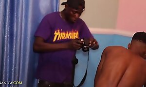 While Fucking With The African Best Tits Creamie Pussy Her Friend Came Out From The Bathroom And The Camera Man Was Out Of Control And He Was So Desperately To Drop The Camera And Fucked