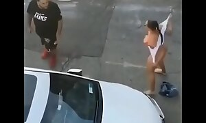 Woman chase man naked only in new york
